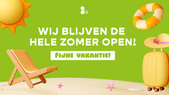 Wij blijven de hele zomer open!